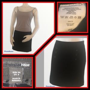 H&M Black Mini Skirt 4